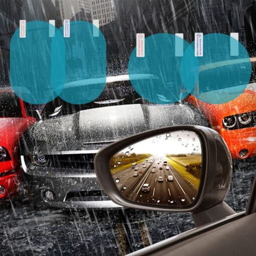 זוג מדבקות למראות הרכב | חסינות גשם וערפל