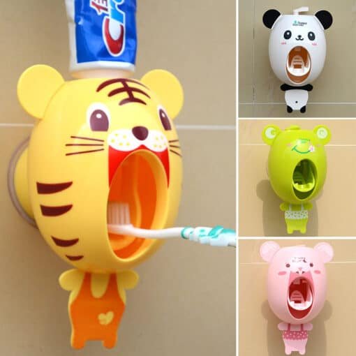מכשיר משחת שיניים אוטומטי בצורת חיות